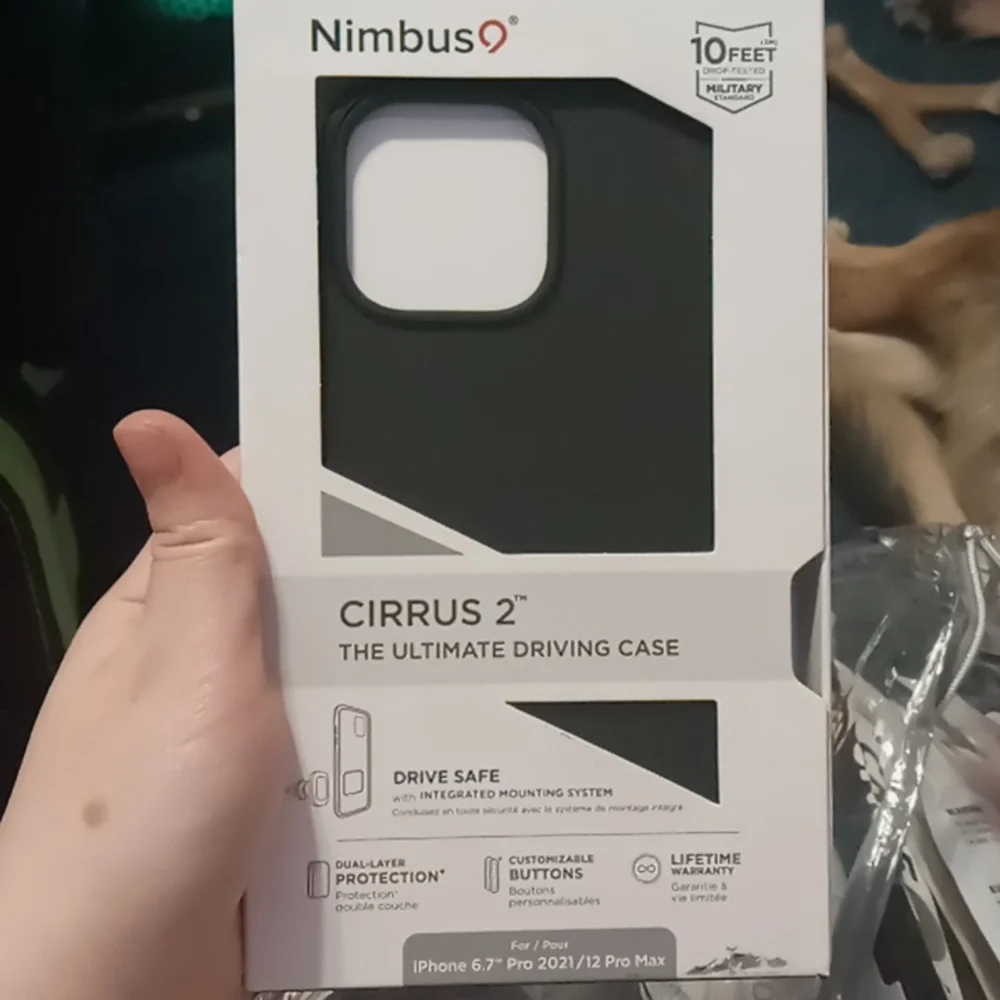 Nimbus9 cirrus 2 iphone 12 pro max black driving phone case